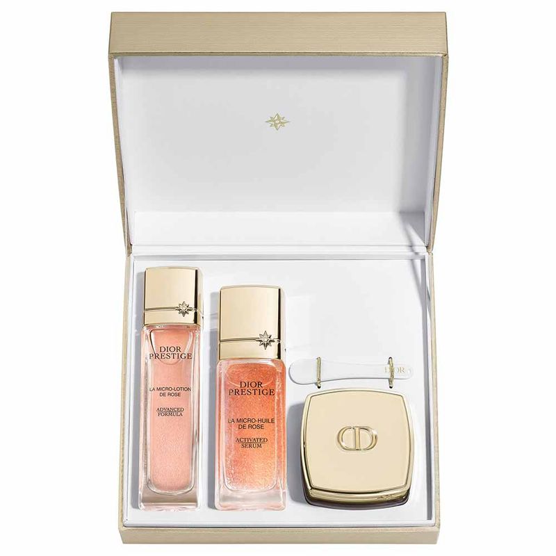 Dior Kit Set La Micro-Lotion de Rose + Sérum + Creme Facial
